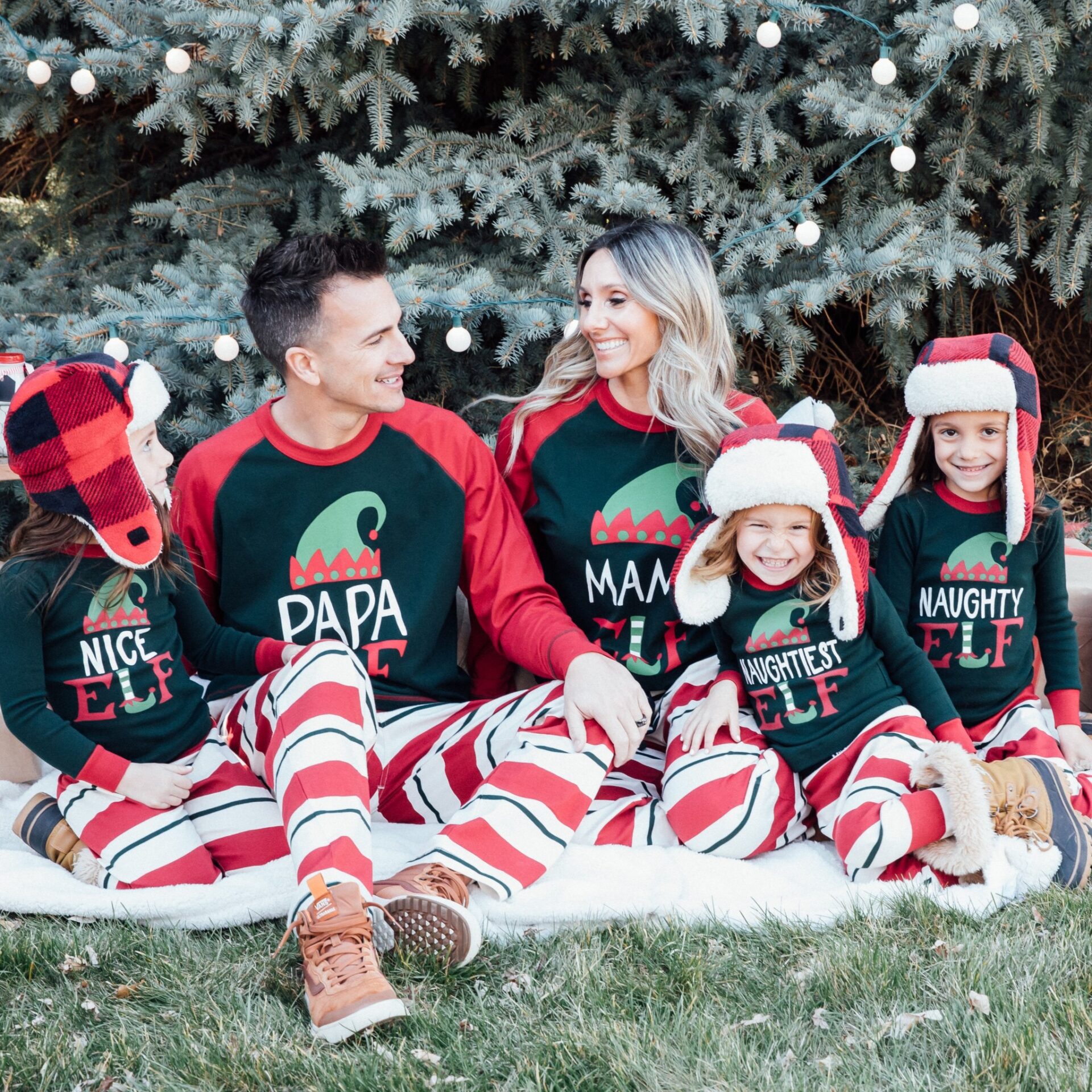 Holiday matching pajamas